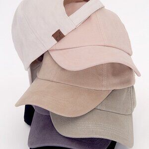 Women and Men Unisex Brushed Cotton Twill Baseball Cap